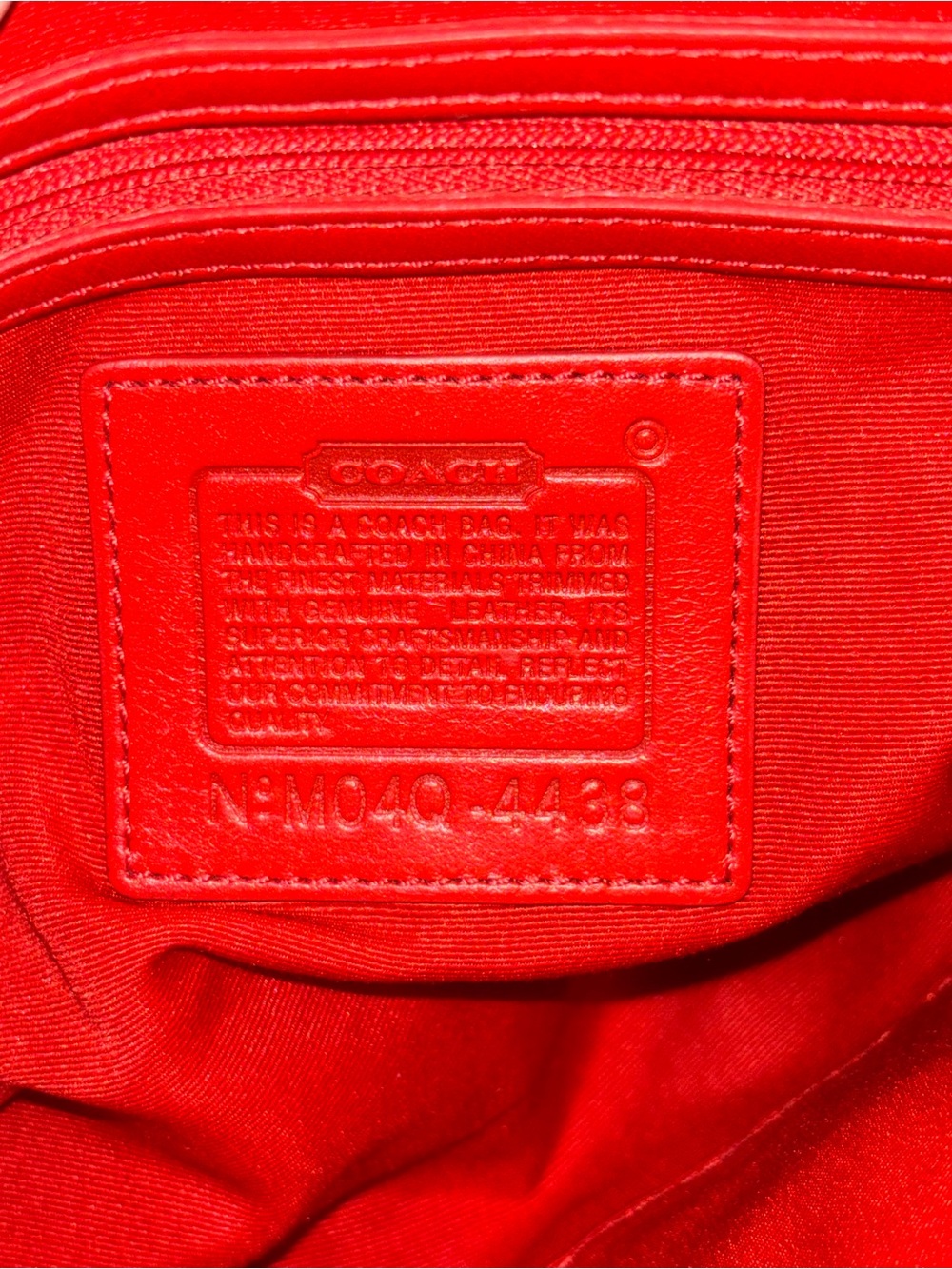 Coach Hampton Soho Twill Striped Satchel Y2K 2004 - Picture 7 of 7